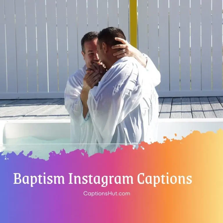 250+ Baptism Instagram Captions, Copy-Paste
