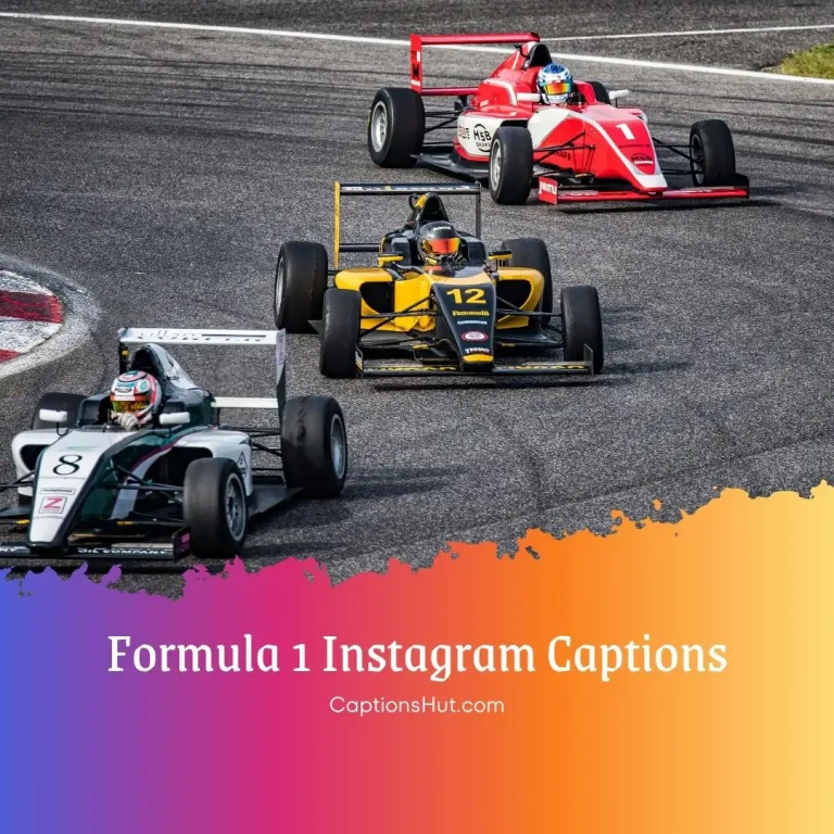 250+ Formula 1 Instagram captions With Emojis, Copy-Paste