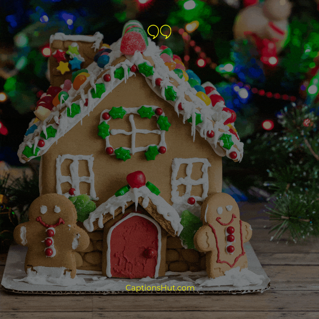 Gingerbread House Captions Image 1