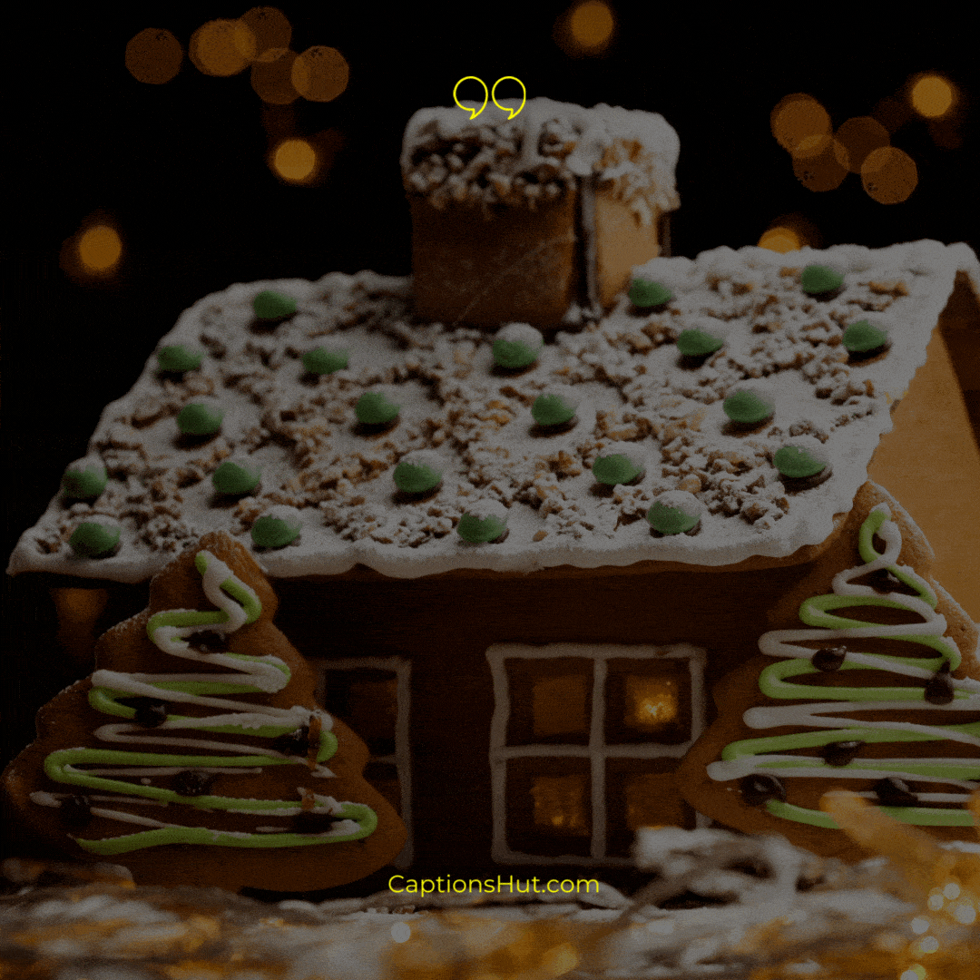 Gingerbread House Captions Image 10