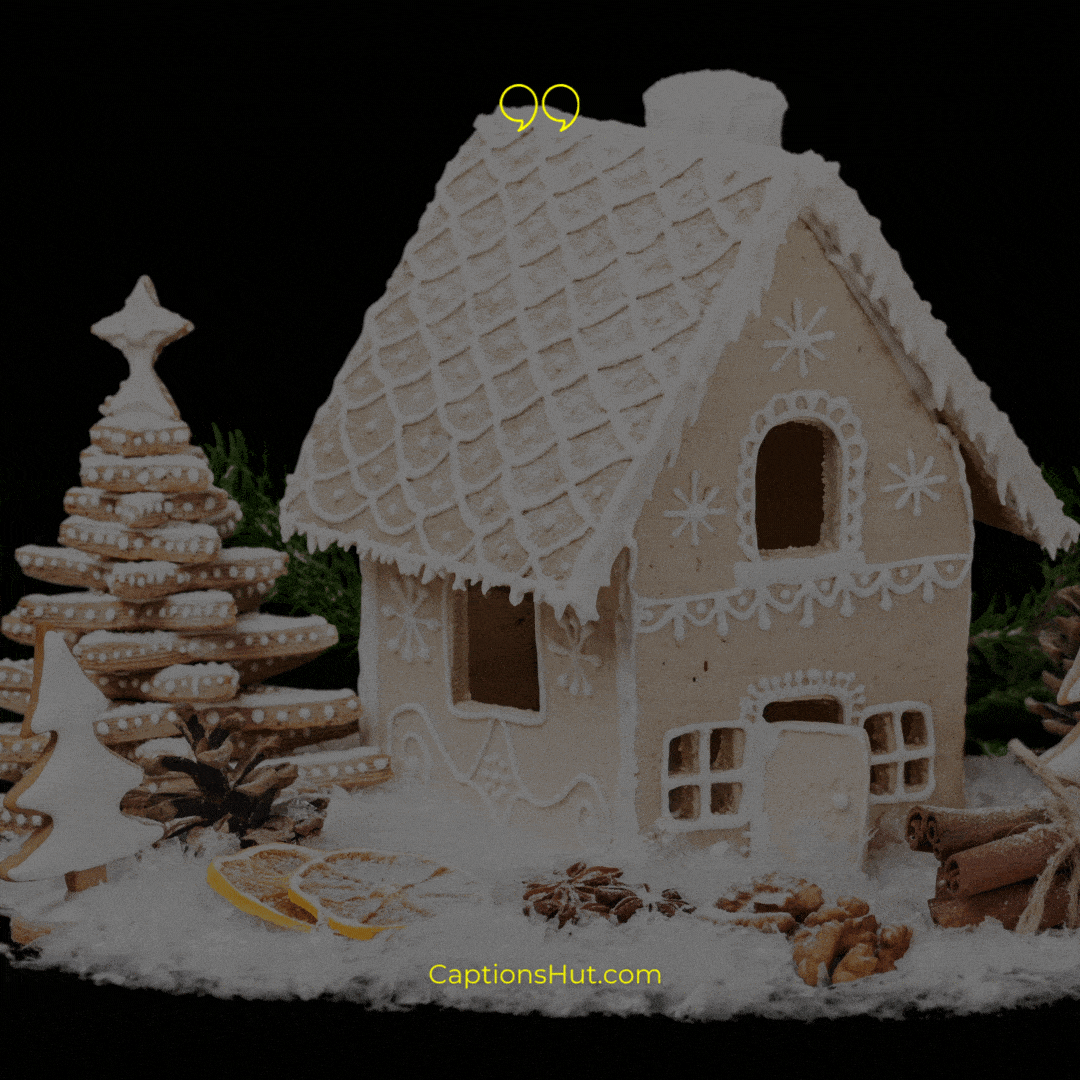 Gingerbread House Captions Image 11