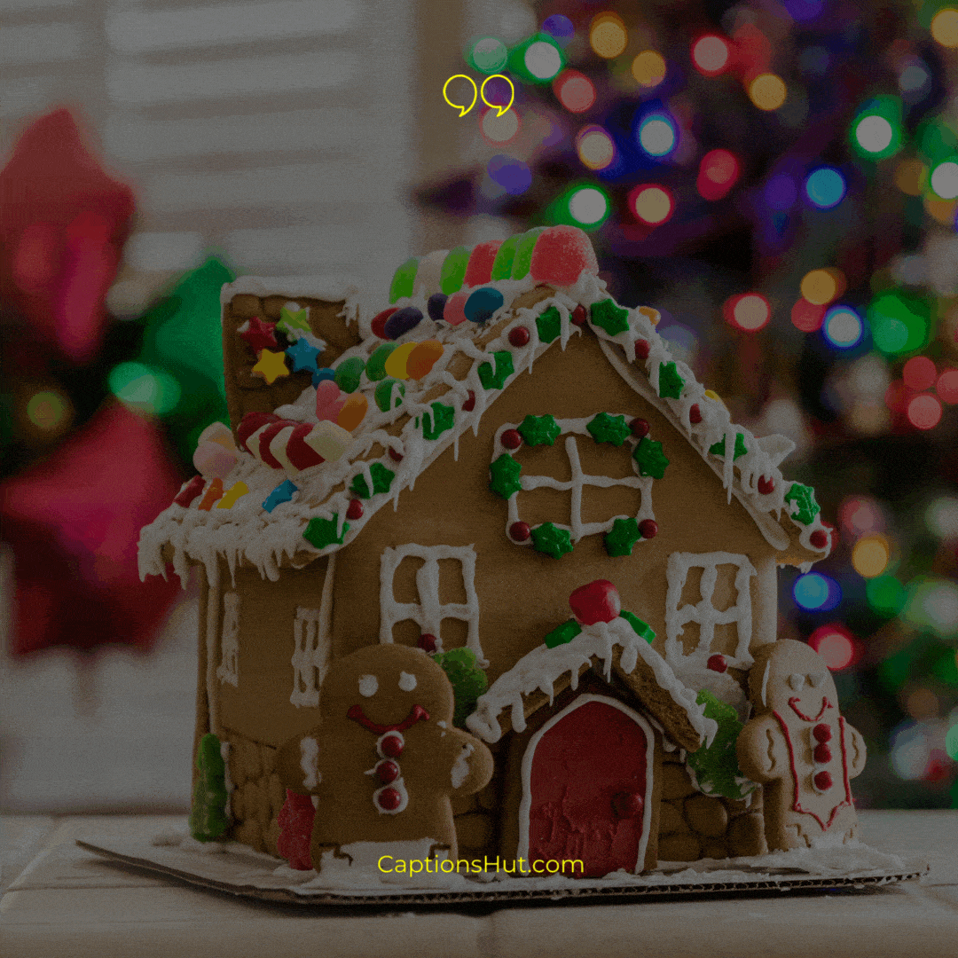 Gingerbread House Captions Image 13