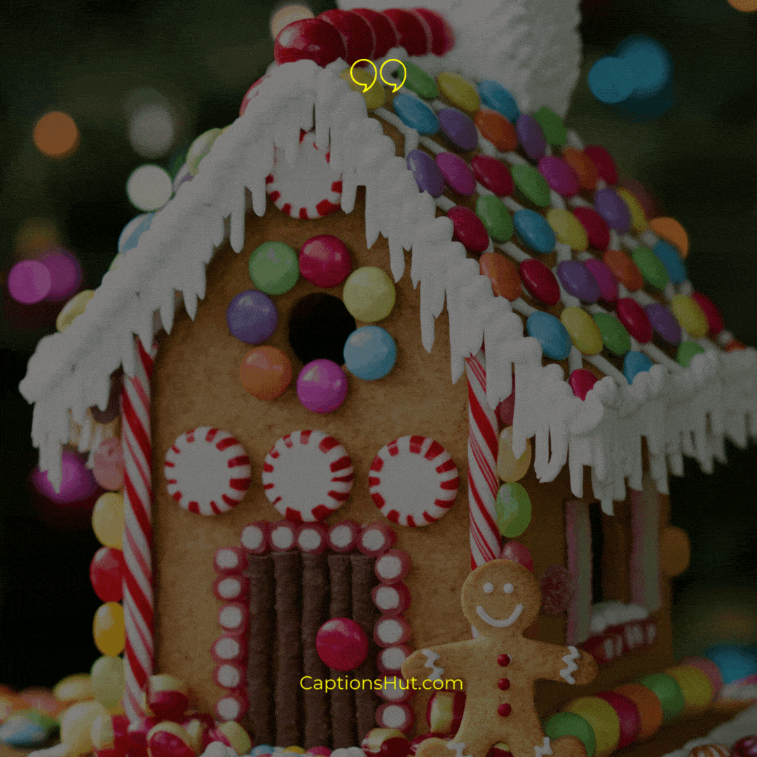 Gingerbread House Captions Image 7