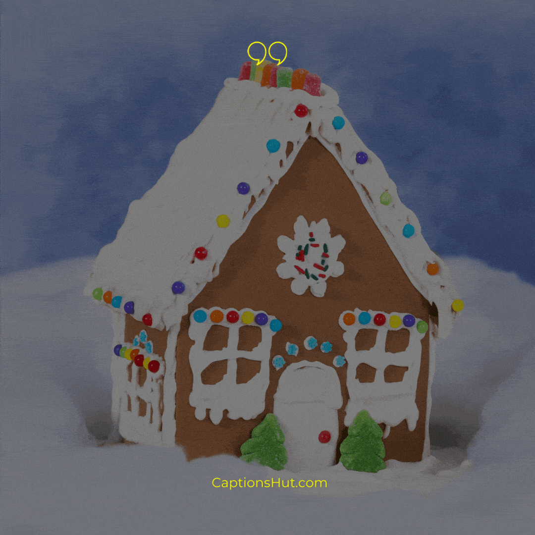 Gingerbread House Captions Image 8