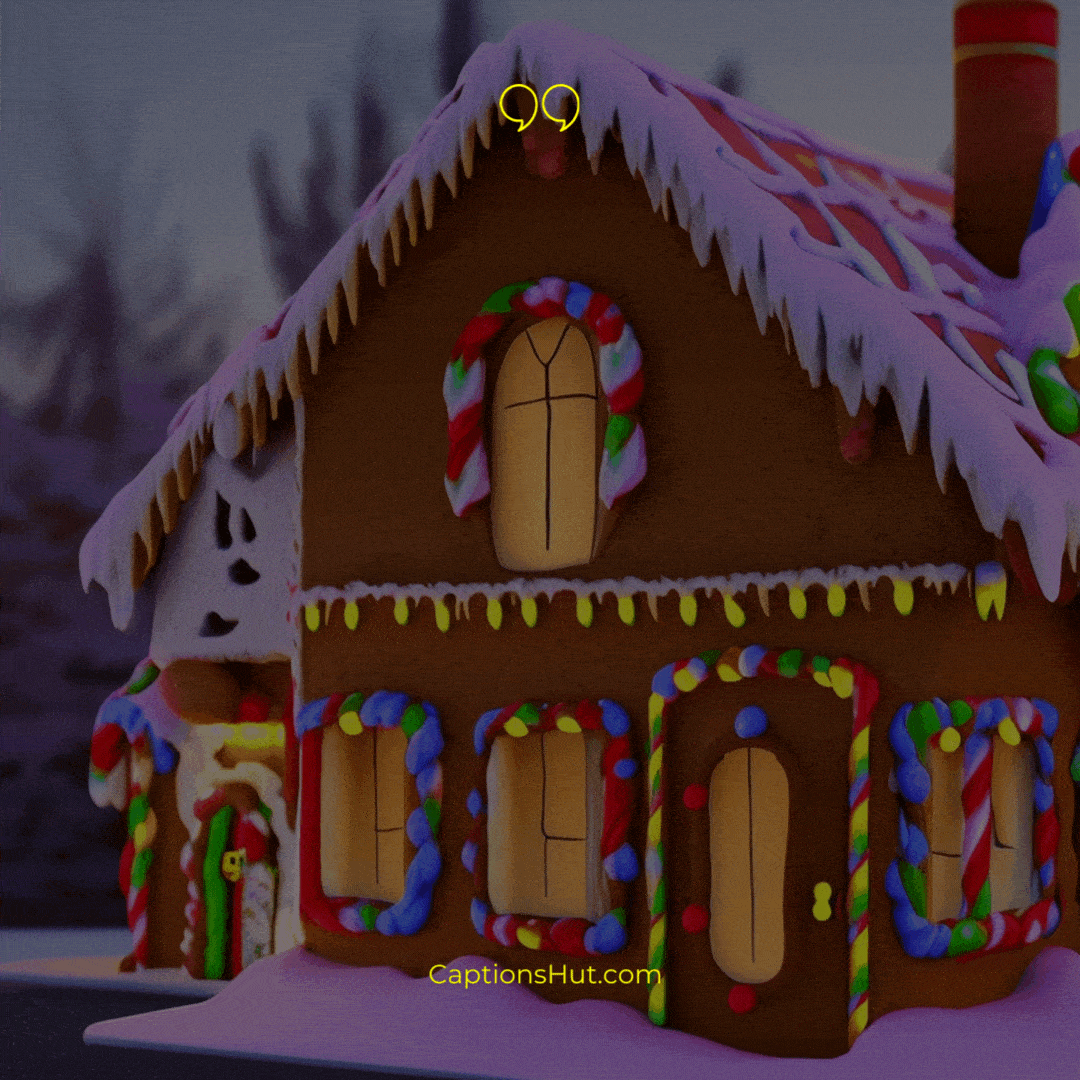 Gingerbread House Captions Image 9
