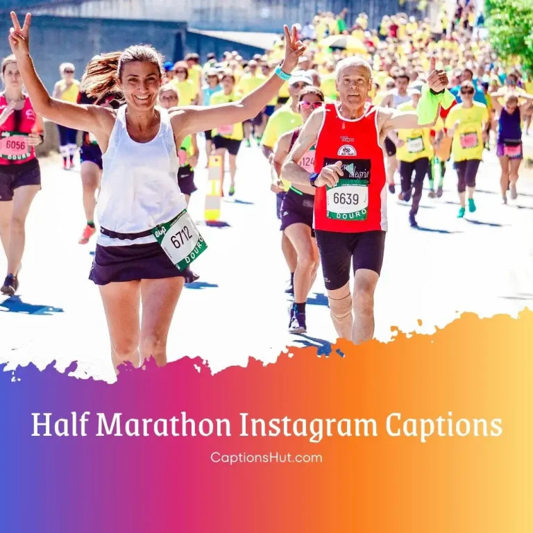 200+ Half Marathon Instagram Captions with Emojis, Copy Paste