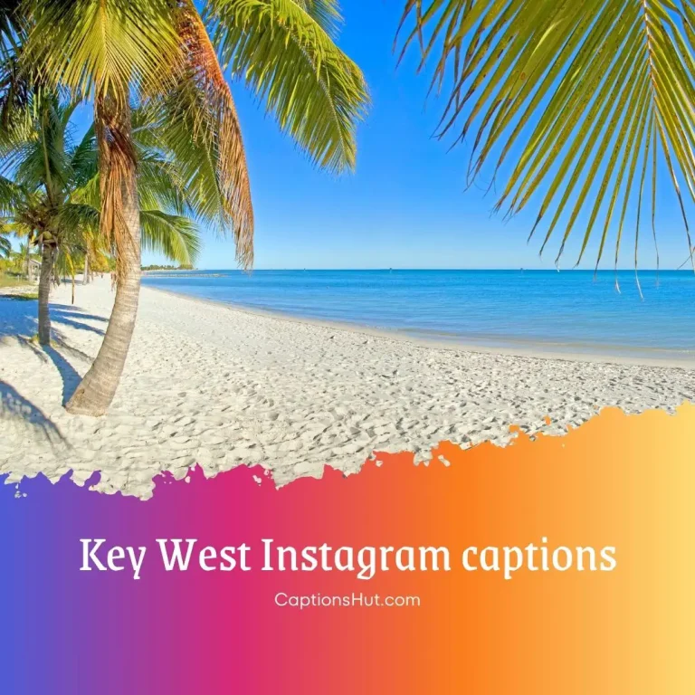 150+ Key West Instagram captions with emojis, Copy-Paste