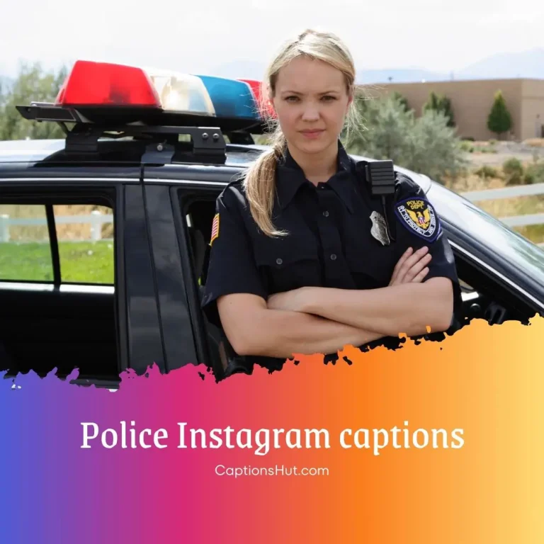 150+ Police Captions For Instagram with Emojis, Copy-Paste
