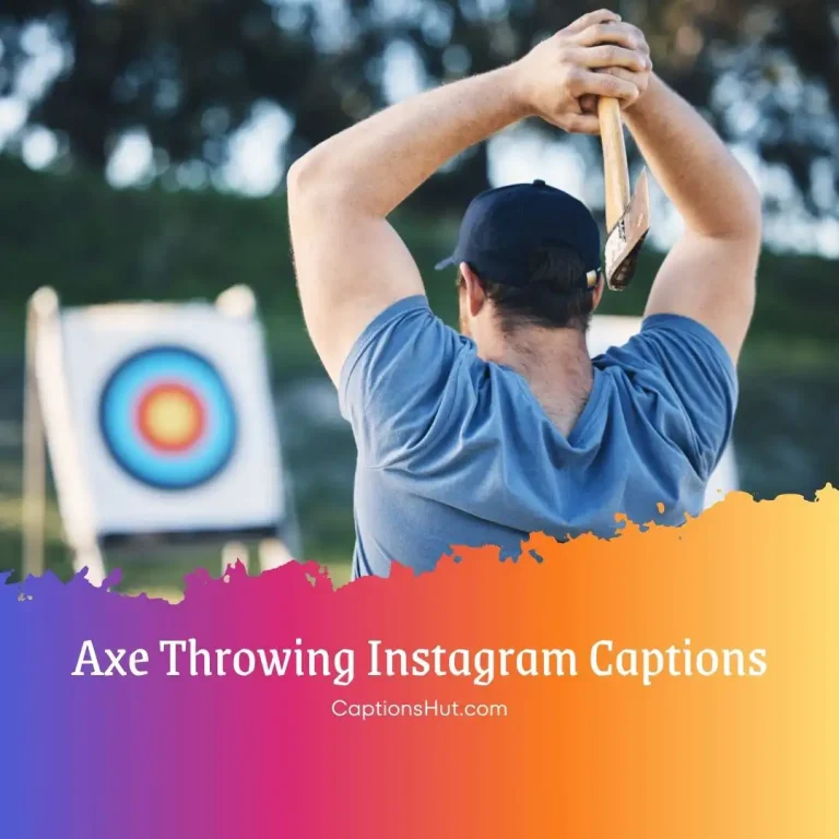 250+ Axe Throwing Instagram Captions With Emojis, Copy-Paste