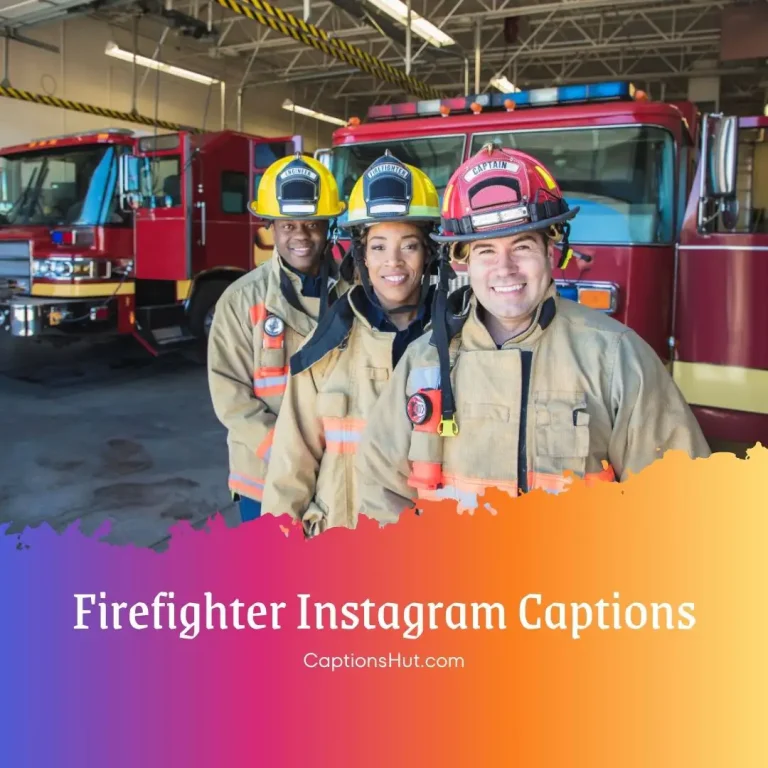 180+ firefighter Instagram captions with emoji, Copy-Paste