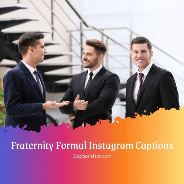 200+ Fraternity Formal Instagram Captions With Emojis