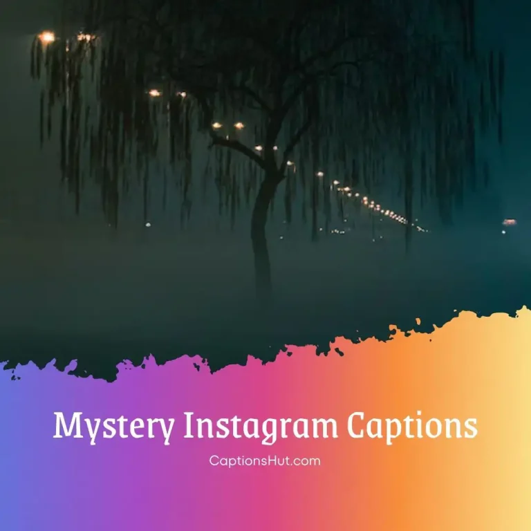 200+ Mystery Captions For Instagram With Emojis, Copy-paste