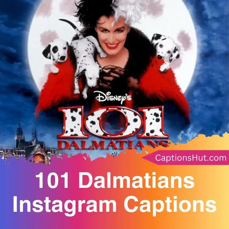 101 Dalmatians Instagram Captions with Emojis, Copy-Paste