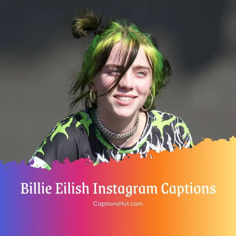 220+ Billie Eilish Instagram captions with emojis, Copy-Paste
