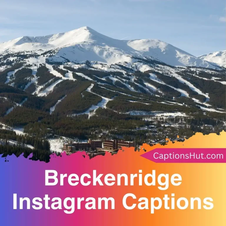 101 breckenridge instagram captions with emojis, Copy-Paste