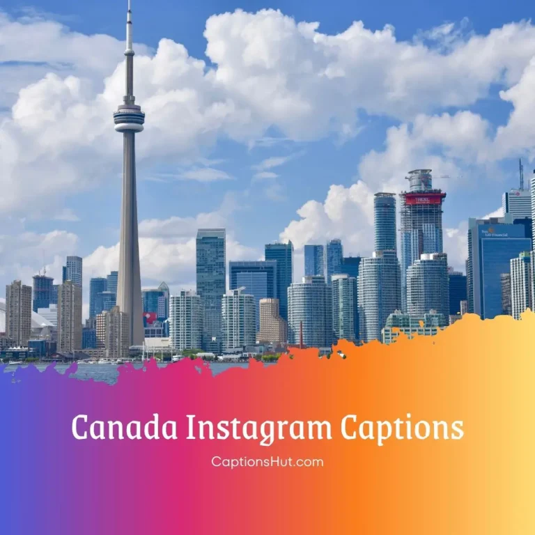 175+ Canada Instagram captions with emojis, Copy-Paste
