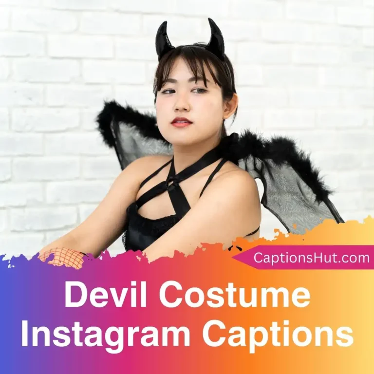 101 devil costume instagram captions with emojis, Copy-Paste
