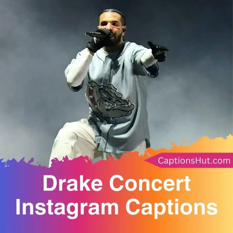 101 drake concert instagram captions with emojis, Copy-Paste