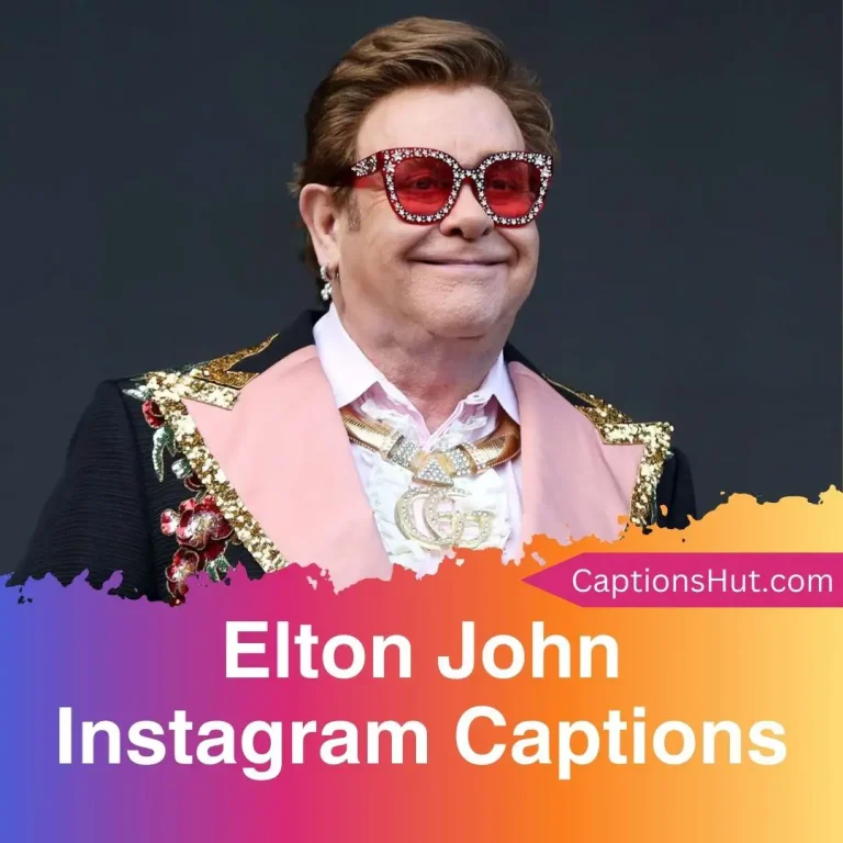 101 Elton John Instagram Captions with Emojis, Copy-Paste