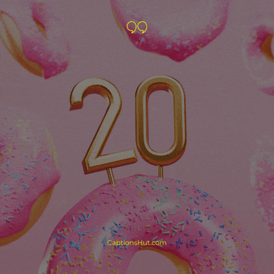 Instagram Captions for 20th Birthday image 2