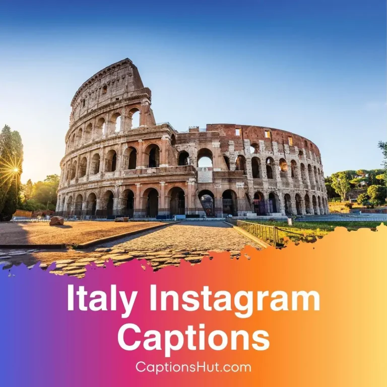 270+ Italy Instagram captions with emojis, Copy-Paste
