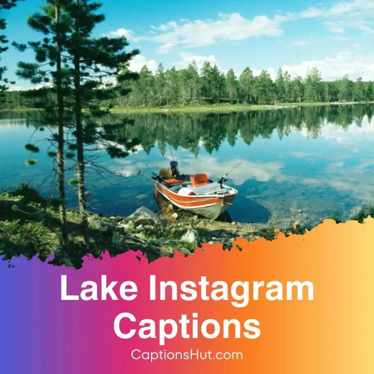220+ Lake Instagram captions with emojis, Copy-Paste