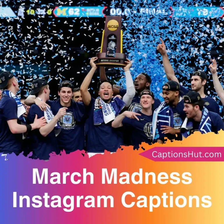 101 march madness instagram captions with emojis, Copy-Paste