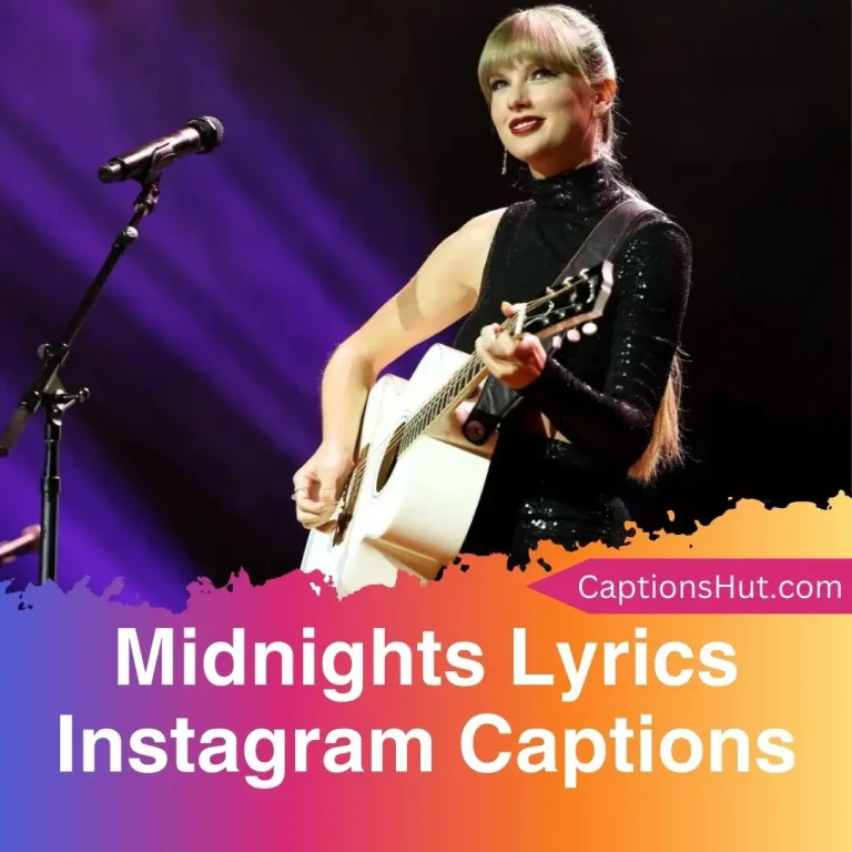 101 Midnights Lyrics Instagram Captions with Emojis, Copy-Paste