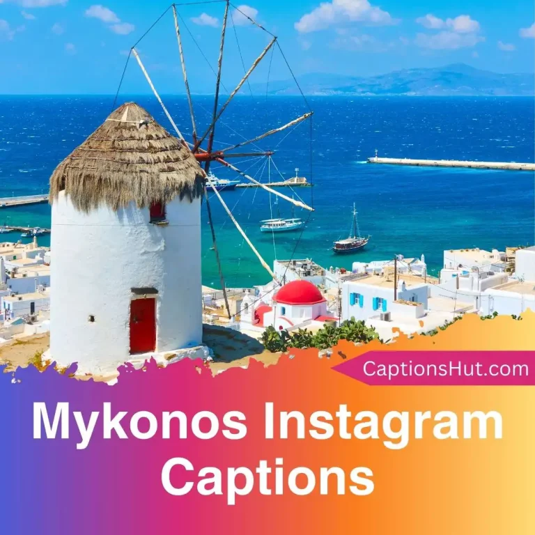 101 Mykonos Instagram Captions with Emojis, Copy-Paste