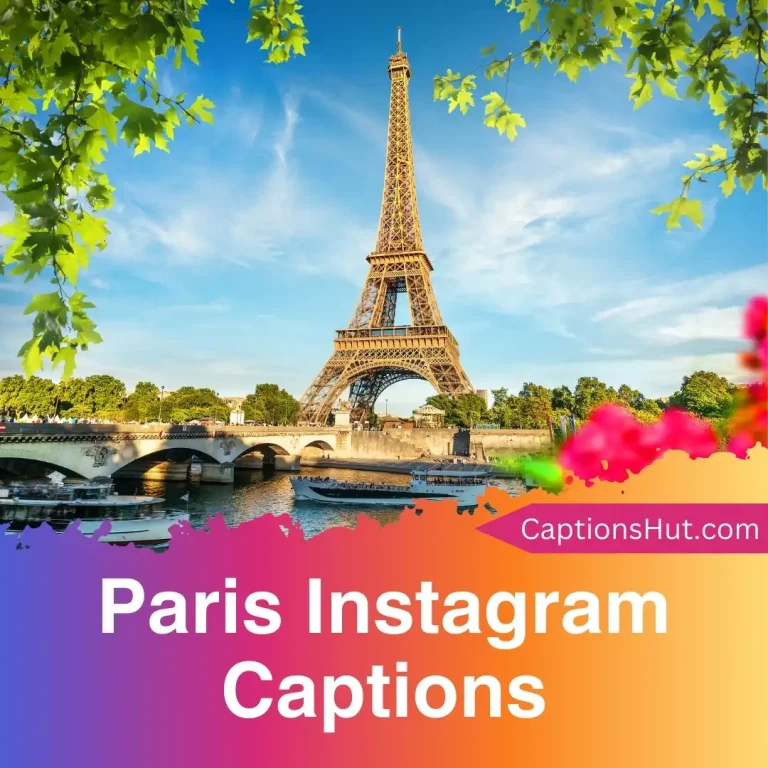 150+ Paris Instagram captions with emojis, Copy-Paste
