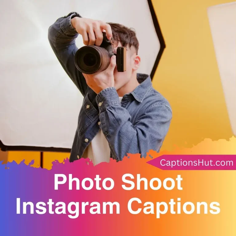 101 Photo Shoot Instagram Captions With Emojis, Copy-Paste