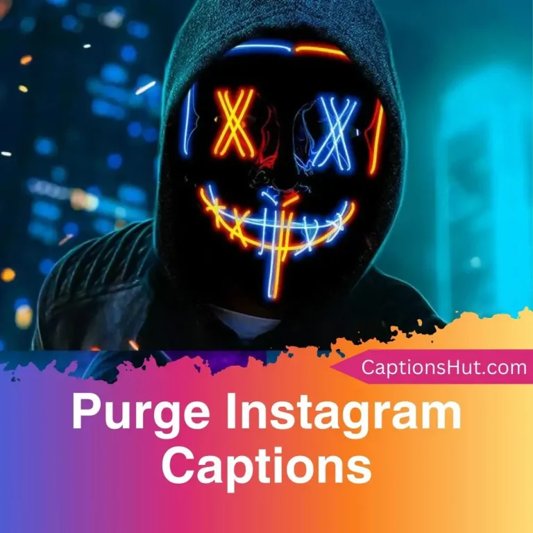 101 Purge Instagram Captions with Emojis, Copy-Paste