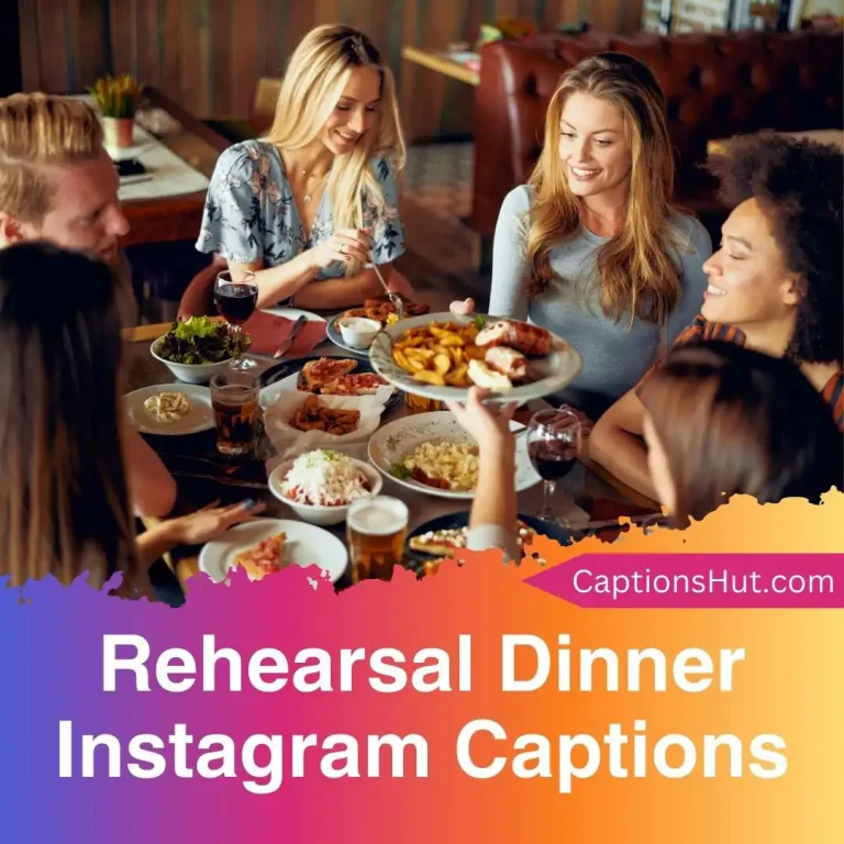 101 rehearsal dinner Instagram captions with emojis, Copy-Paste