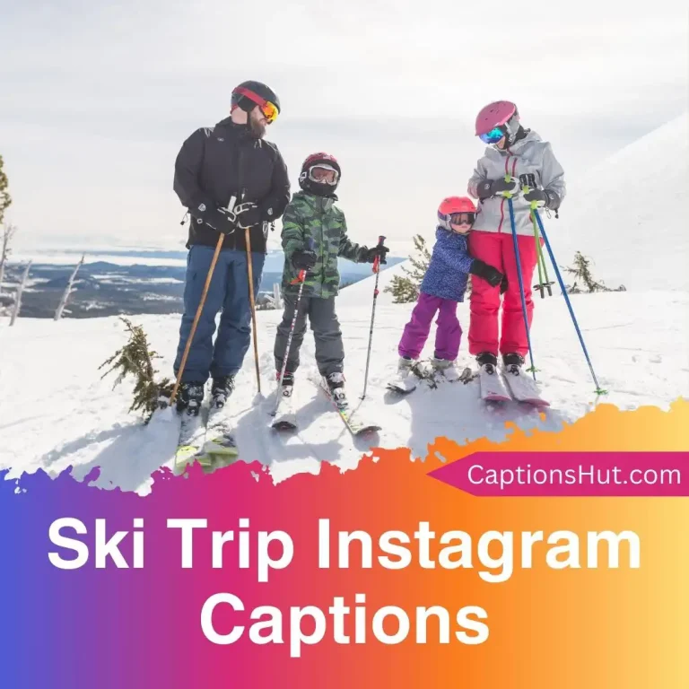 101 Ski Trip Instagram Captions with Emojis, Copy-Past