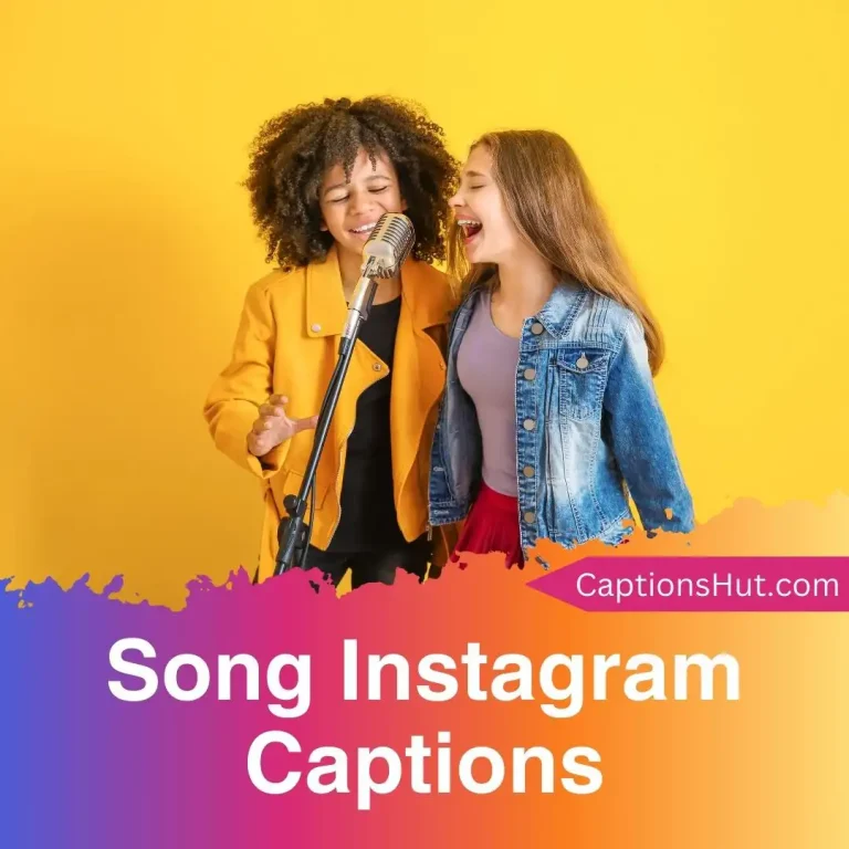 240+ song Instagram captions with emojis, Copy-Paste