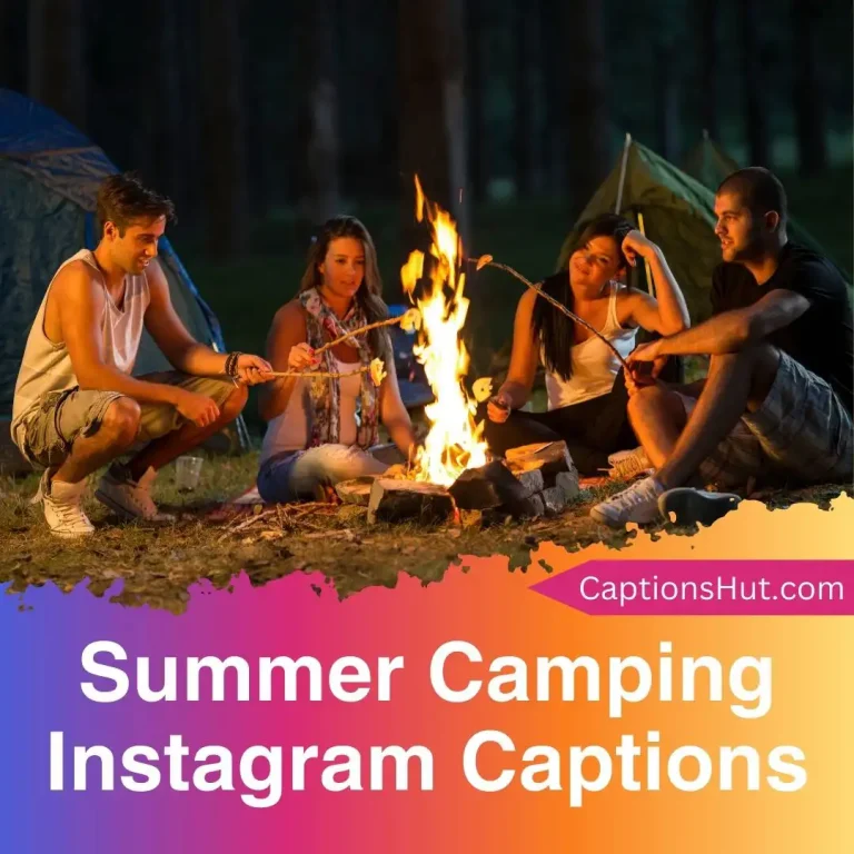 101 Summer Camping Instagram Captions with Emojis, Copy-Paste