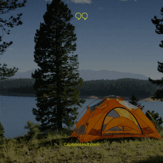Summer Camping Instagram Captions image 1