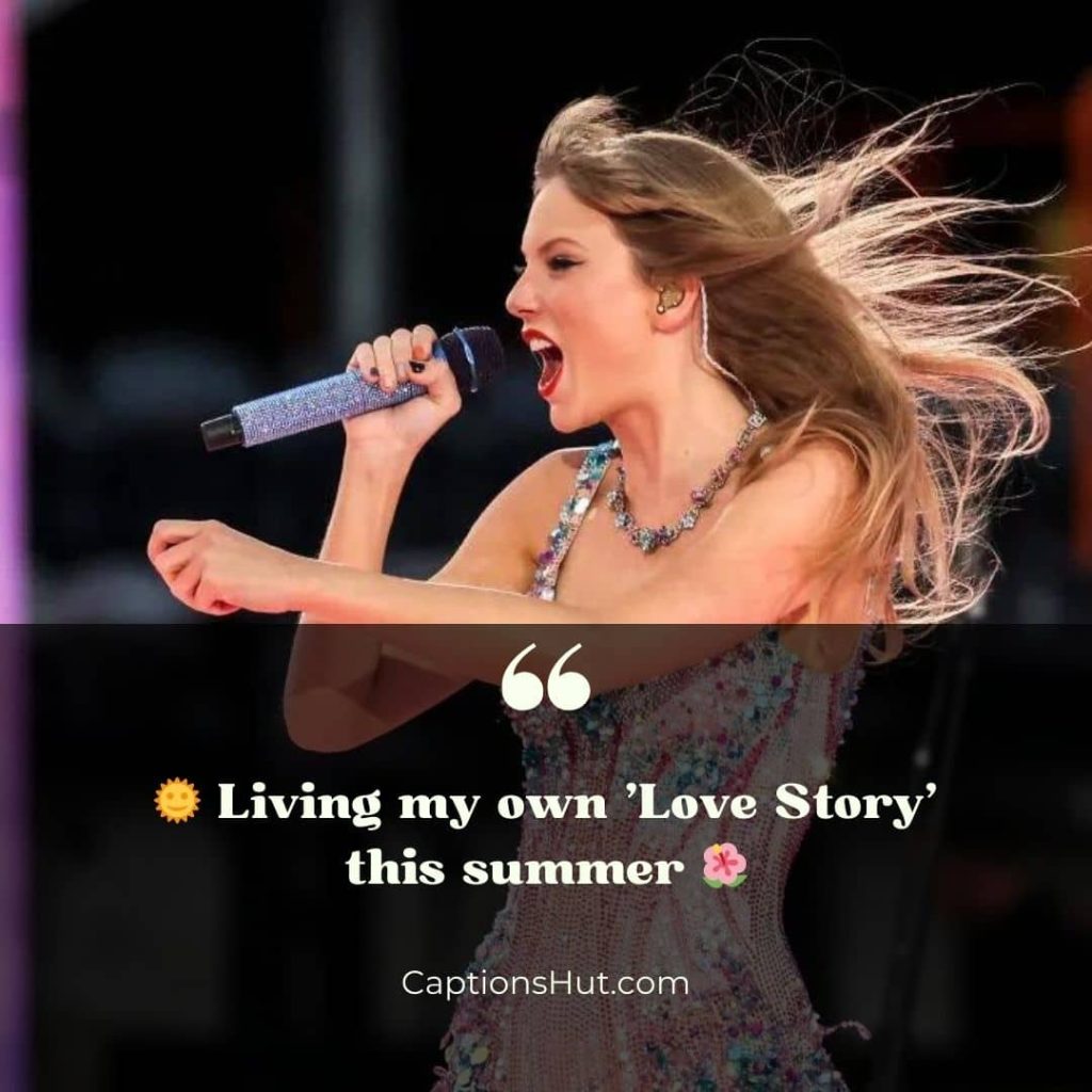 Taylor Swift Summer Instagram Captions image 1