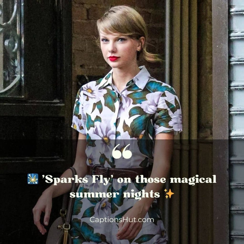 Taylor Swift Summer Instagram Captions image 2