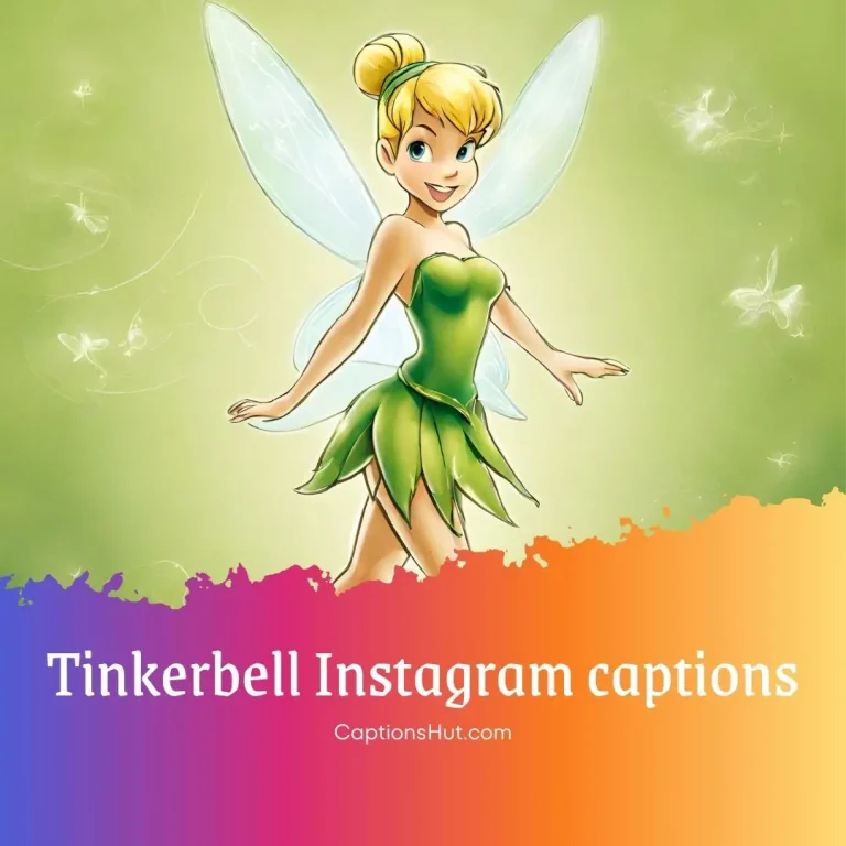 180+ Tinkerbell Instagram captions with emojis, Copy-Paste