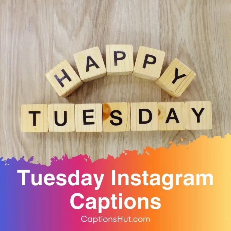 180+ Tuesday Instagram captions with emojis, Copy-Paste