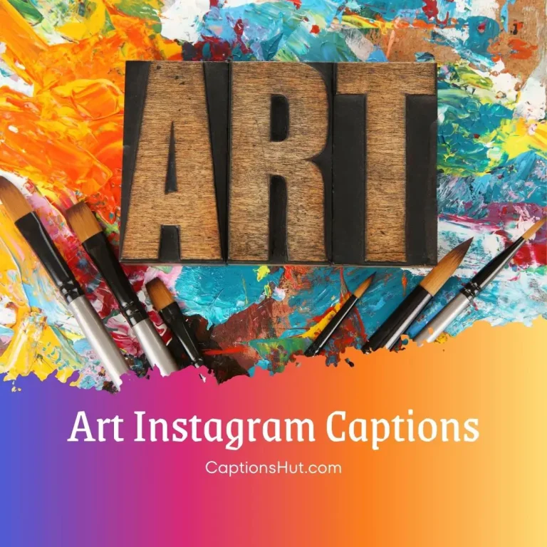 270+ art Instagram captions with emojis, Copy-Paste