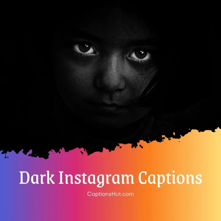 270+ dark Instagram captions with emojis, Copy-Paste