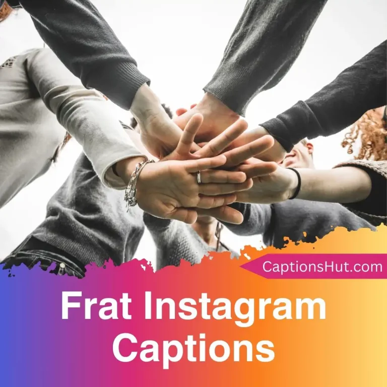200+ frat Instagram captions with Emojis, Copy-Paste