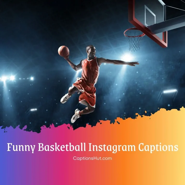 175+ funny basketball Instagram captions With emojis, Copy-Paste
