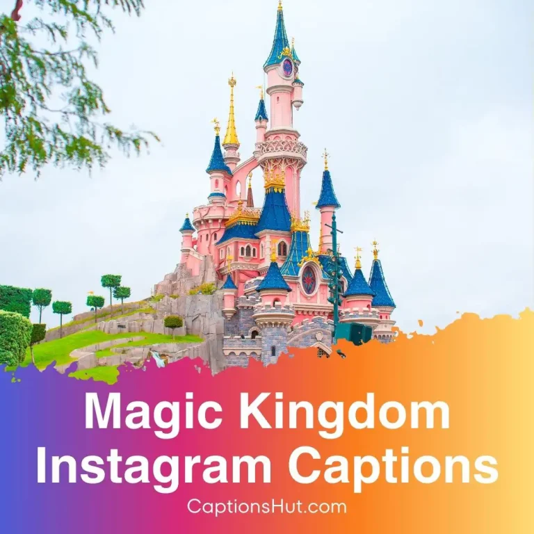 200+ Magic Kingdom Instagram captions with emojis, Copy-Paste