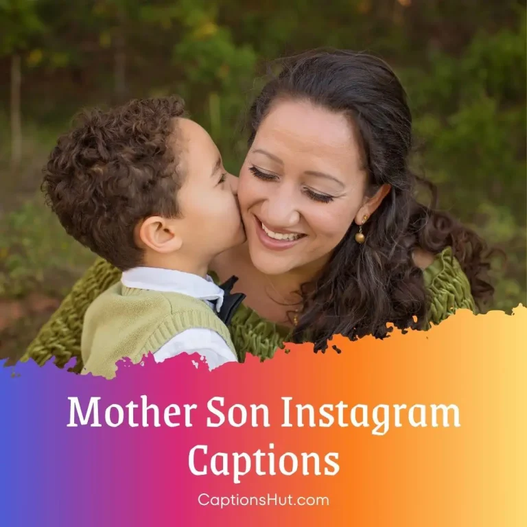 270+ mother Son Instagram captions with emojis, Copy-Paste