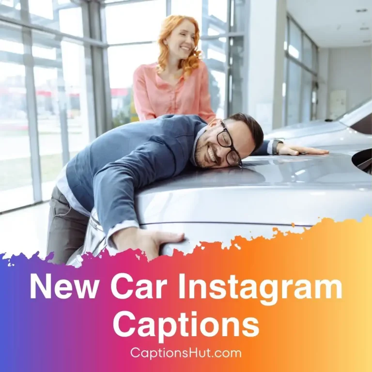 240+ new car Instagram captions with emojis, Copy-Paste