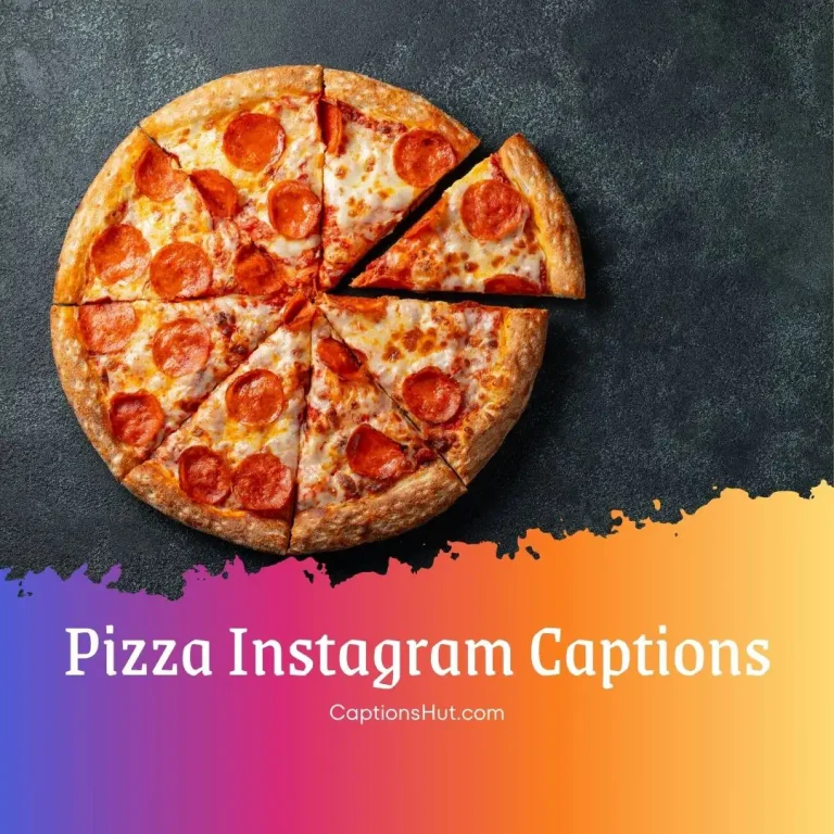 190+ pizza Instagram captions with emojis, Copy-Paste