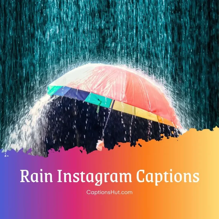 200+ rain Instagram captions with emojis, Copy-Paste